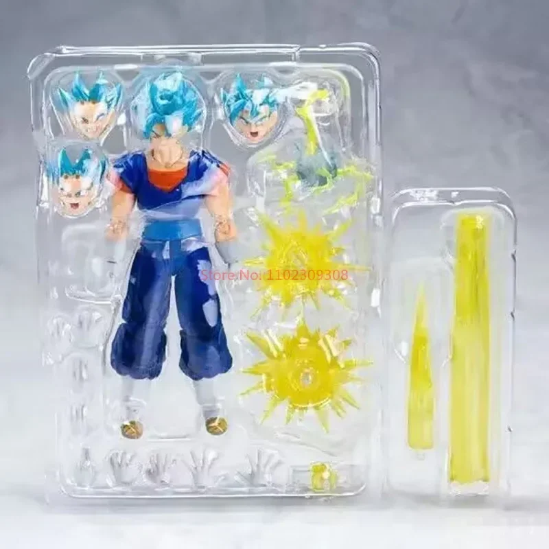 Dragon Ball New Super Vegito Blue Action Figure Vegetto S.h.figuarts Super Saiyan God PVC Anime Model Collection Kid Gifts Toys