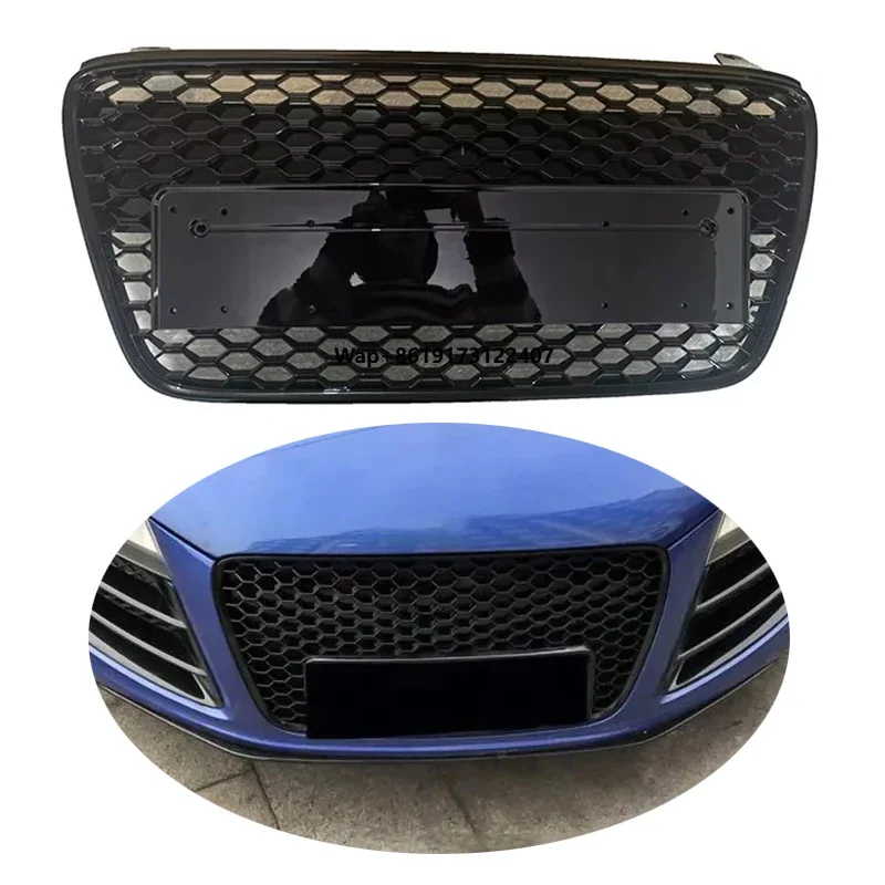 

High Performance Car Accessories Upgrade Honeycomb Mesh Style Front Bumper Grille for R8 Body Kit 2007-2013