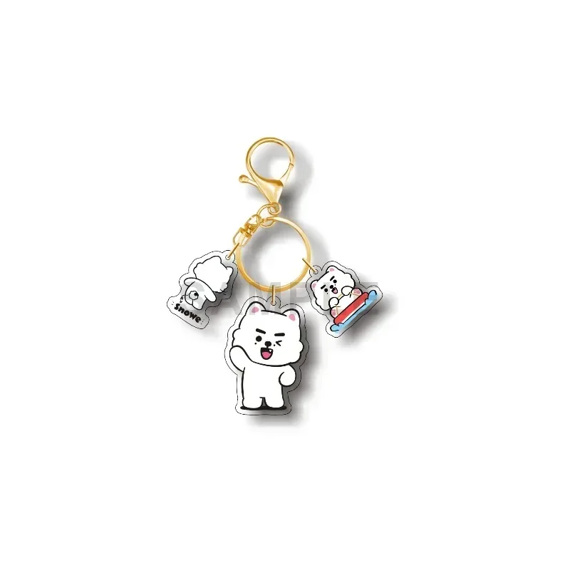 Cartoon ENHYPENS Lovely Pattern Key Daily Matching Key Decorative Bag Hangers and Lightweight Acrylic Keychain Ornaments view 4