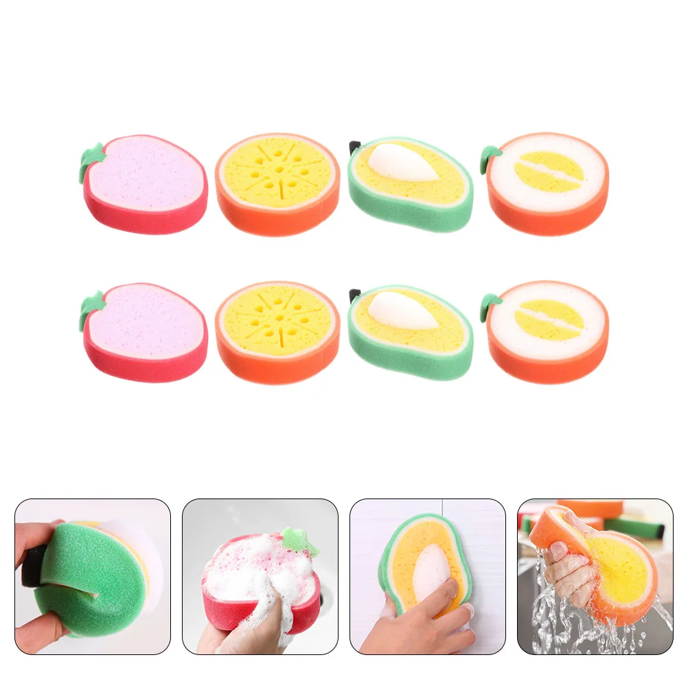 

8 Pcs Body Scrubber Shower Sponge for Baby Bath Brush Thicken Toddler Rubbing Towel