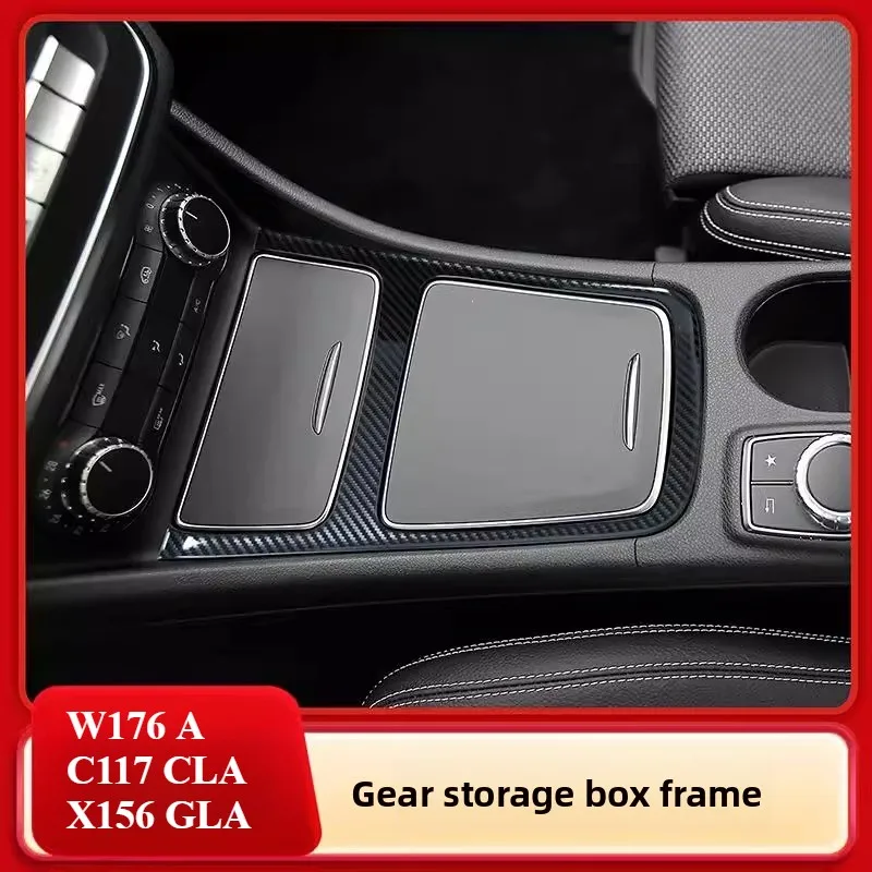 

For Mercedes-Benz CLA C117 GLA X156 Class A W176 2013-2018 Stainless Steel Water Cup Frame Decoration