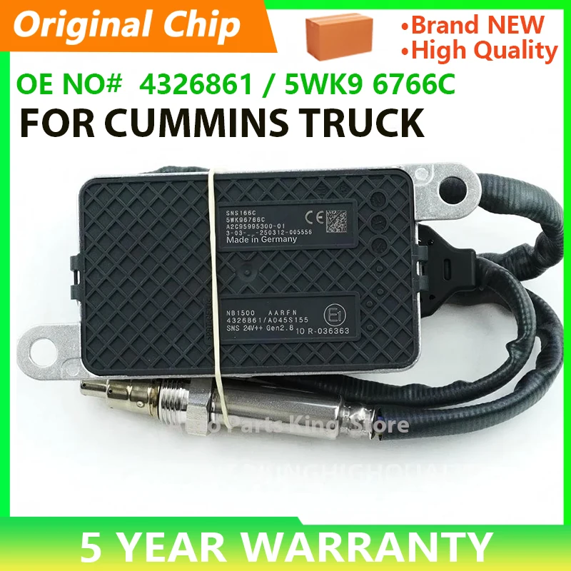 

4326861 5WK96766C Factory Direct Supply Nitrogen Oxide Sensor Inductor for Cummins Engine 4326861RX 5WK9 6766C NOx Senso