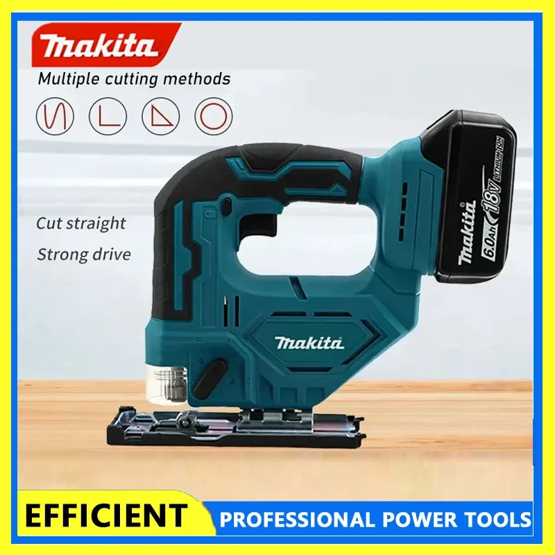 

Makita DJV182Z Cordless 18V Lithium Battery Rechargeable Electric Jig Saw Curve Saw Woodworking Cutting Multifunction Saw