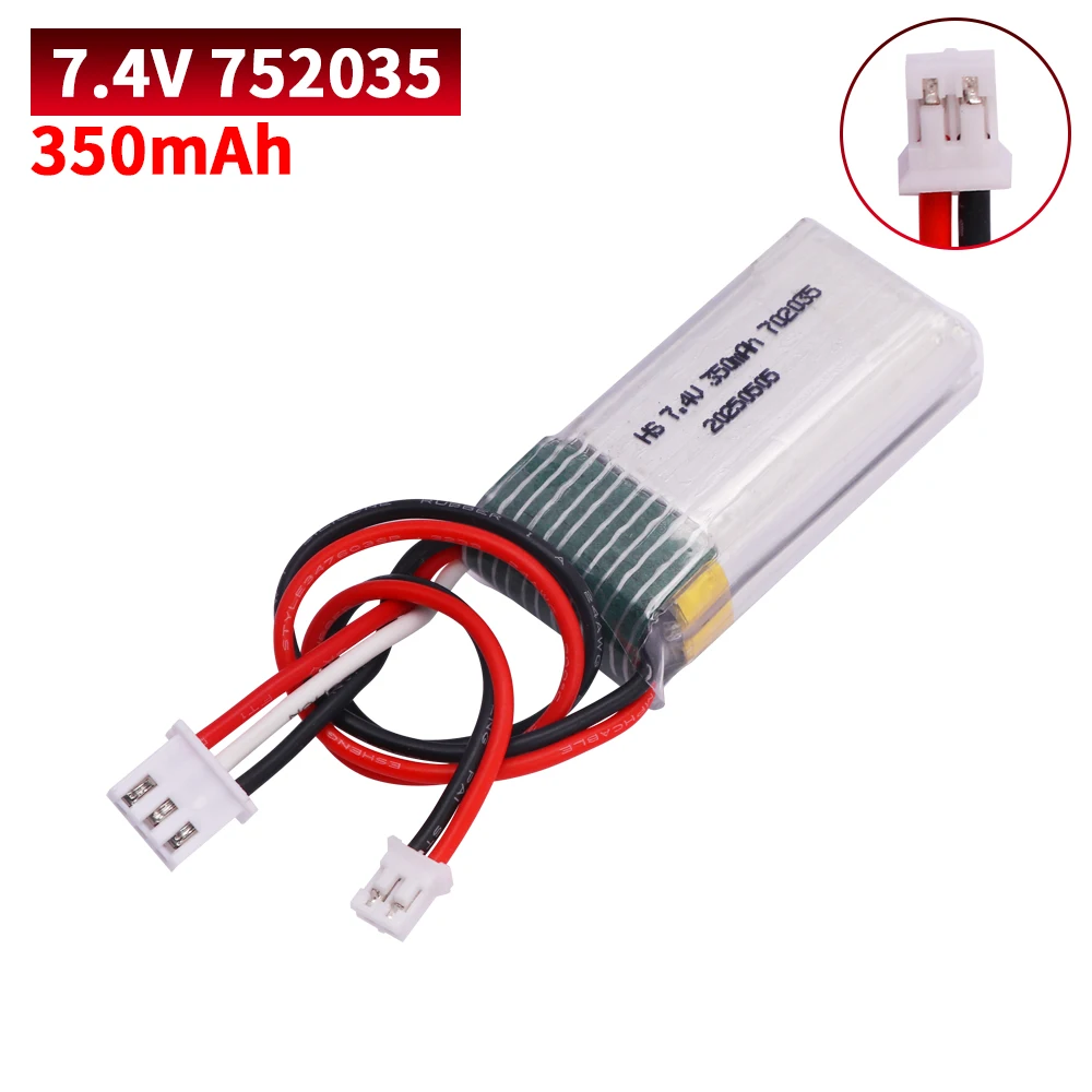7.4V 350mah Lipo Battery For RC Climbing Remote Control Car Toys Spare Parts 2S 7.4V Lipo Battery with PH.20 Plug