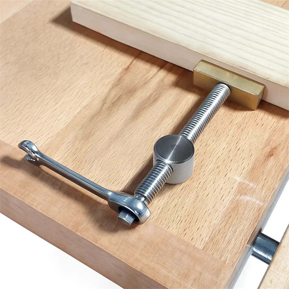 Brass Material Woodworking Bench Dog Adjustable Quick Fixture Workbench Fast Fixed Clamp Durable Clamping Too Brake Inserts