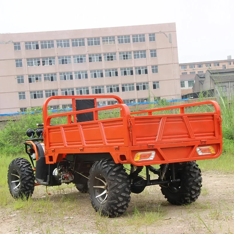 Gas 250cc 2m Displacement Four-wheel Drive Shaft Drive Cargo ATV 4x4 Adult Farm Trucks Atv Trailer