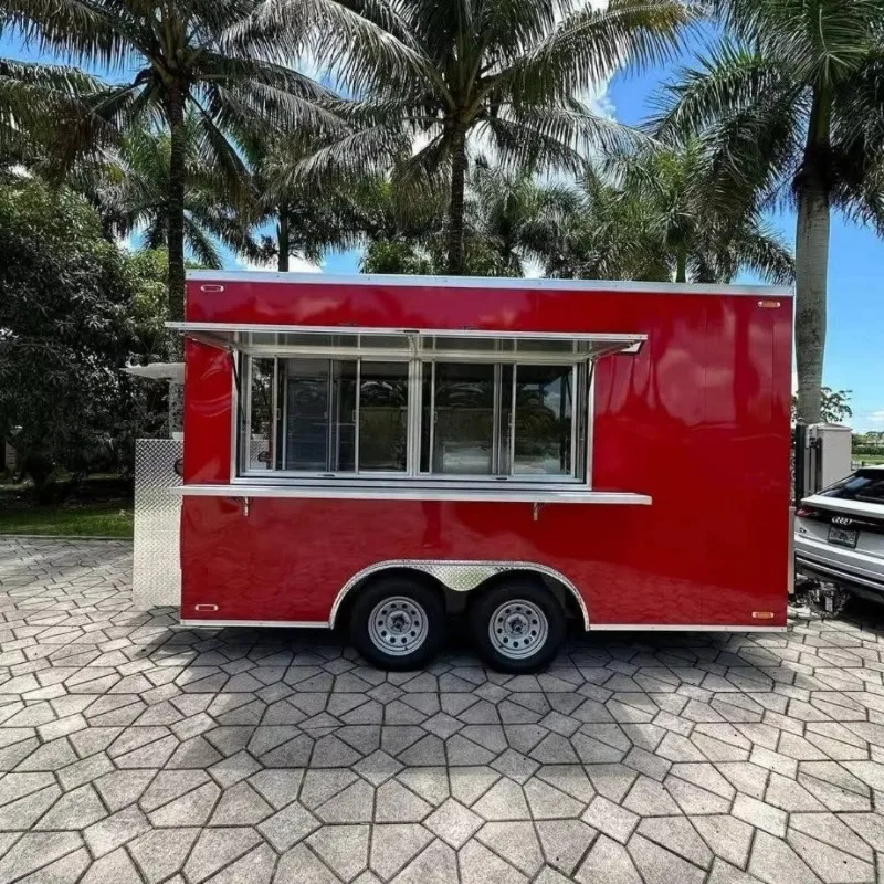 Custom Fully Equipped Food Trailer for Mobile Street Food Business Perfect for Food Festivals, Fairs and Farmers Markets