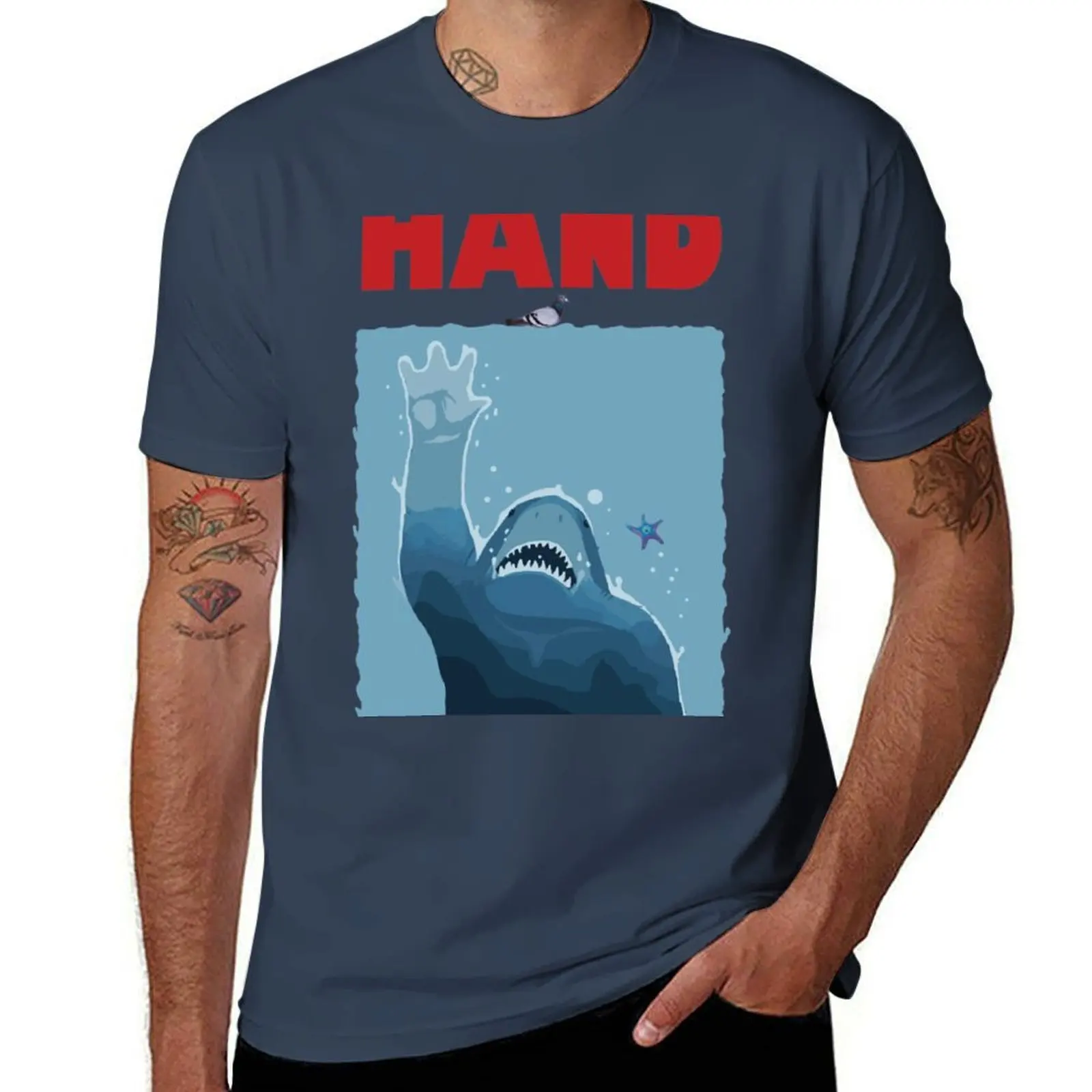 

King Shark Hand! King NomNom Nanaue JAw Classic T-Shirt Stylish Print Short Sleeve Tee