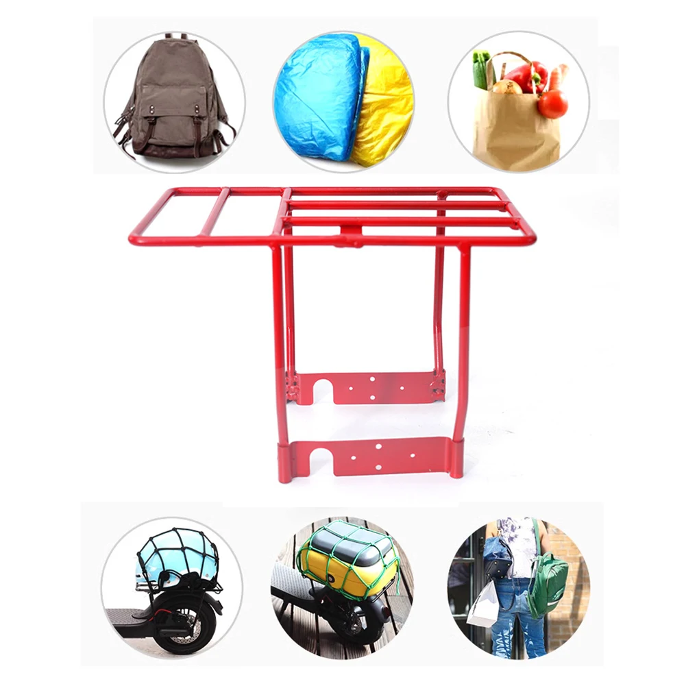 

1pc Electric Scooter Rear Rack Storage Shelf DIY Travel Rack For Xiaomi For M365/Pro Electric Scooter Rear Shelf Accessories