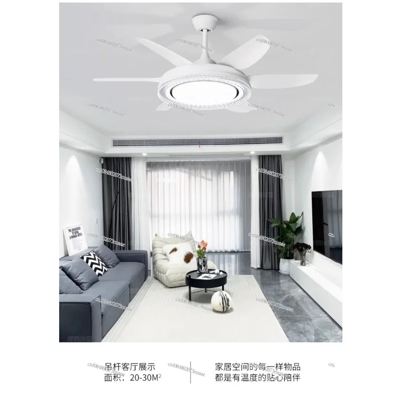 Integrated Ceiling Fan Lights, Large Wind Lamp, Living Room, Dining-Room, Bedroom, New, 2022