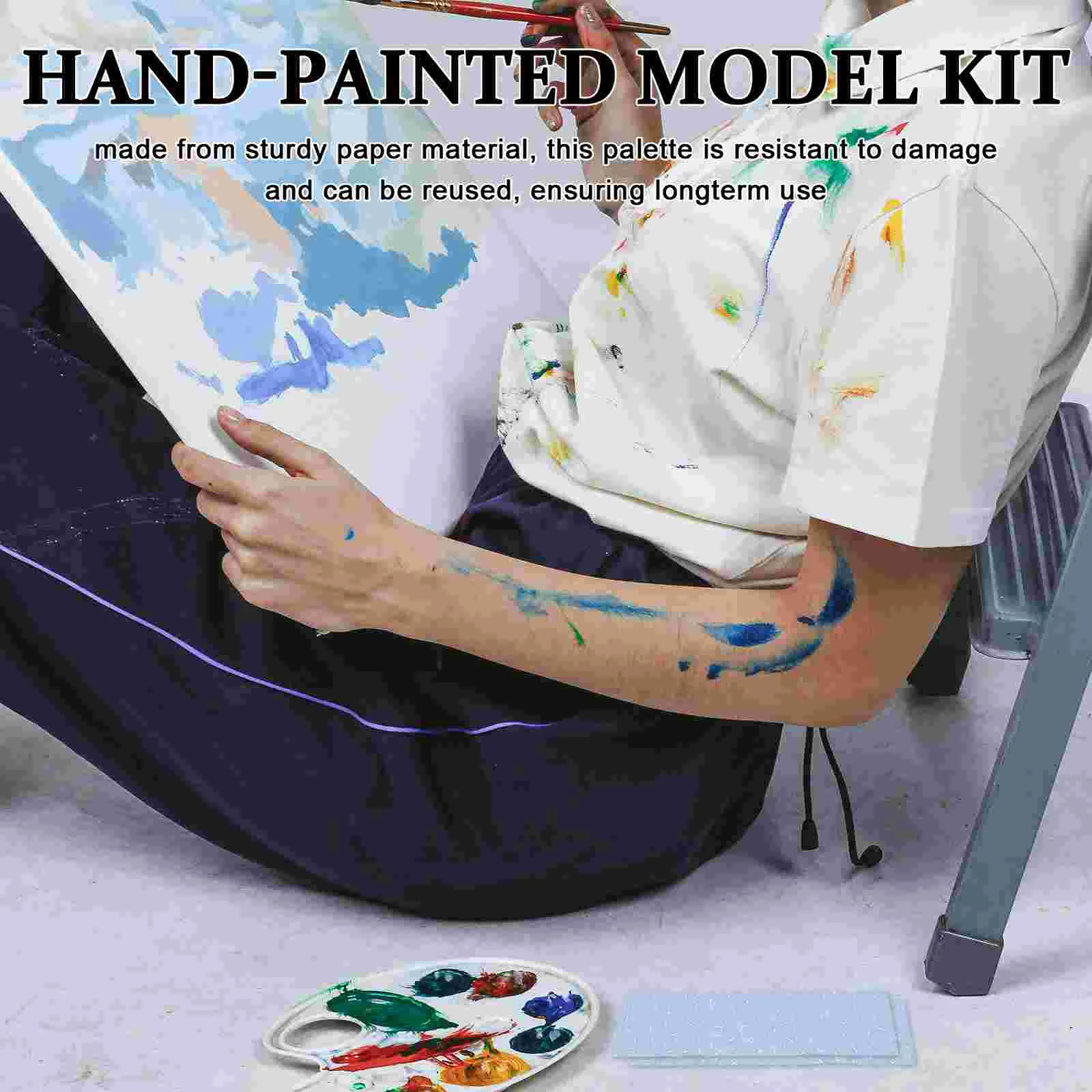 10 Pcs Humidifier Water-conducting Paper Paint Brushes Water-based Tools Sky-blue Travel