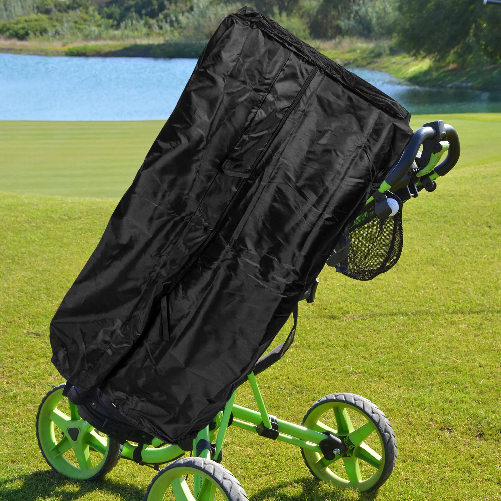 

Чехол для сумки для гольфа из ткани Оксфорд, водонепроницаемый, защитный от дождя, складной, легкий, для гольф-каров и багажа