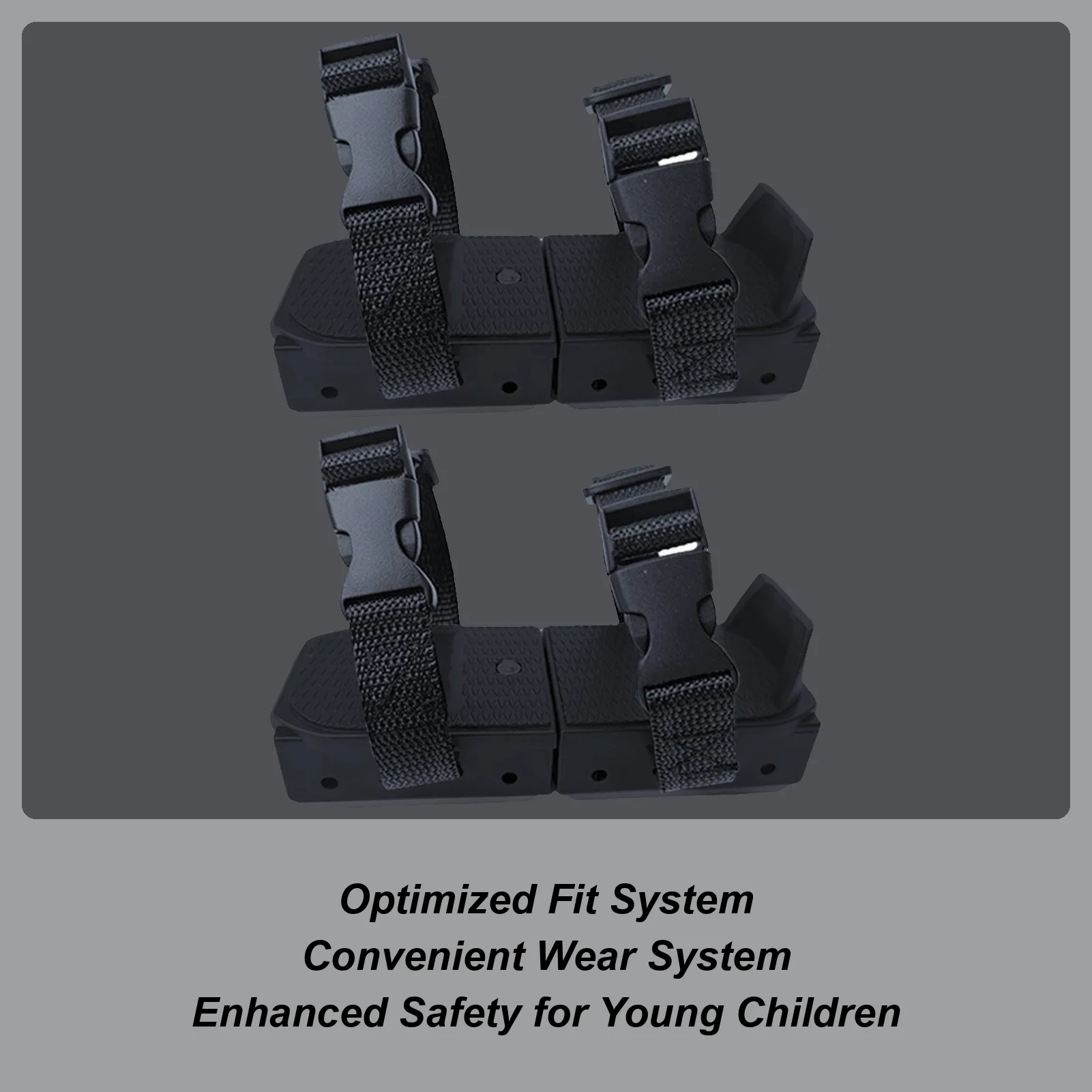 زلاجات ثلجية للأطفال الصغار قابلة للتعديل ومضادة للانزلاق وأشرطة تثبيت للأطفال على الجليد للهوكي والبنات والأولاد والتزلج في الهواء الطلق