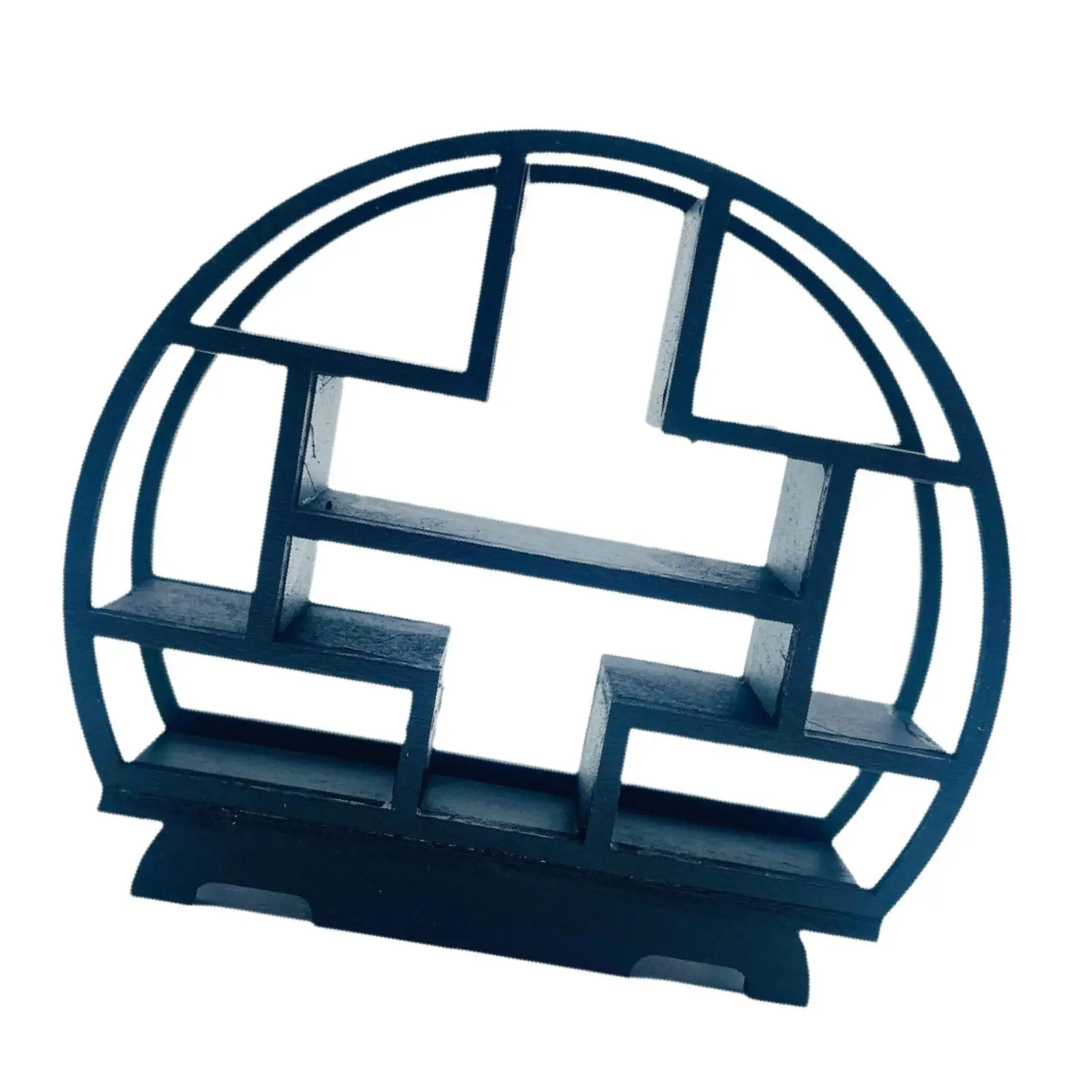 Akcesoria do domku dla lalek w skali 1/12, imitacja regału na książki, drewniane meble do dekoracji sypialni i salonu w domku dla lalek.