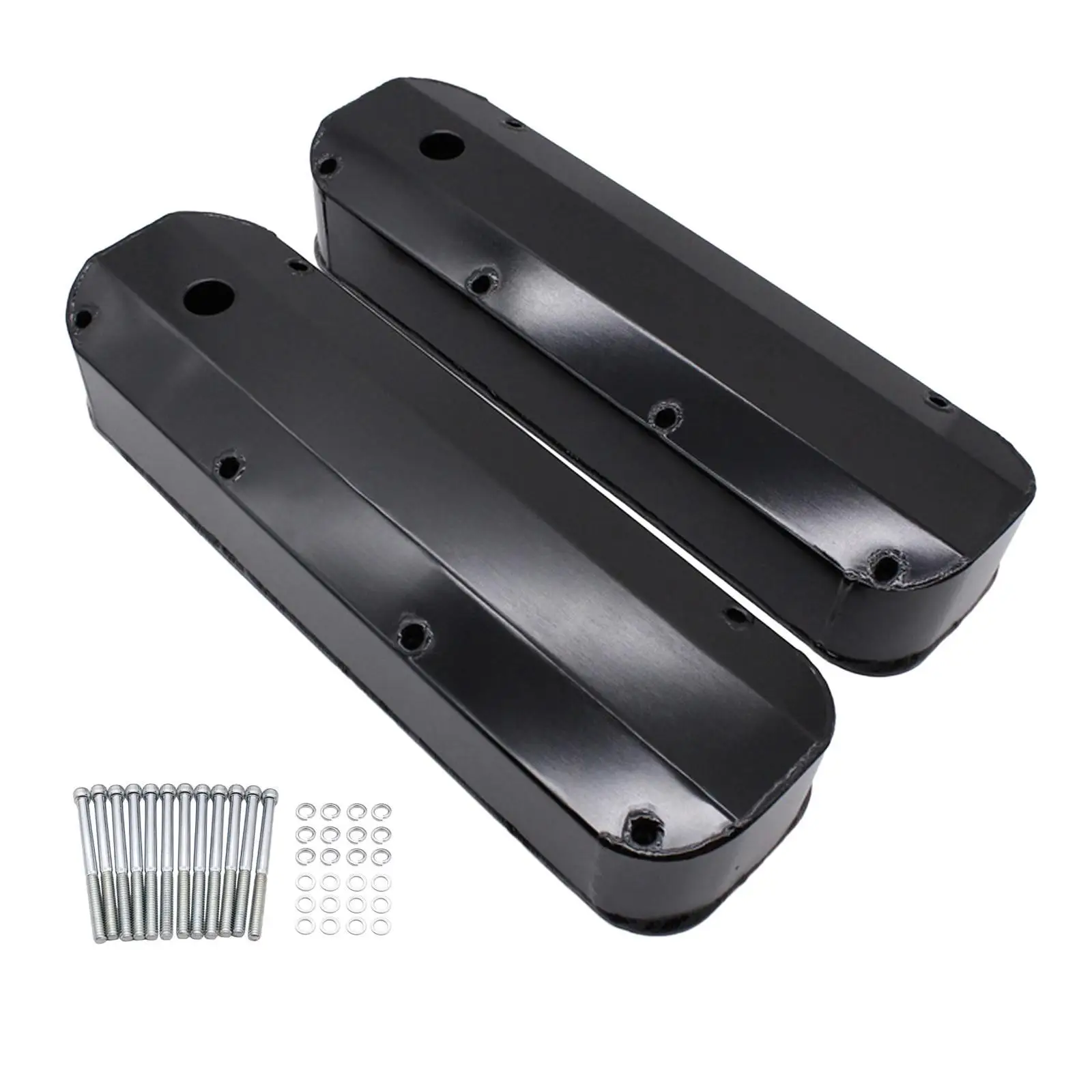 

Aluminum Valve Covers Set Car Accessories Easy to Install Directly Replace Parts