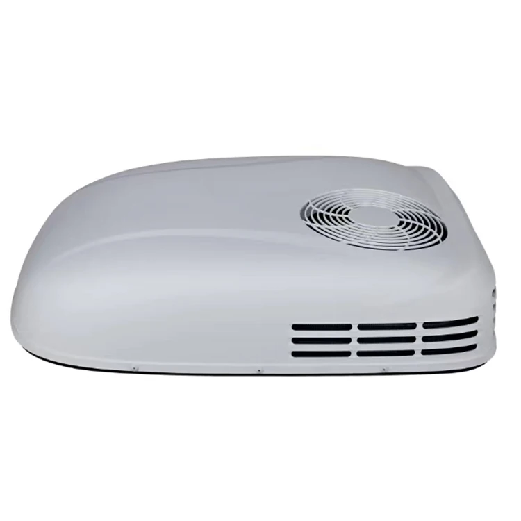 مكيف هواء سقف RV أبيض عالمي شاحنة كهربائية RV مكيف هواء على السطح عالي الجودة مكيف هواء RV على السطح البارد