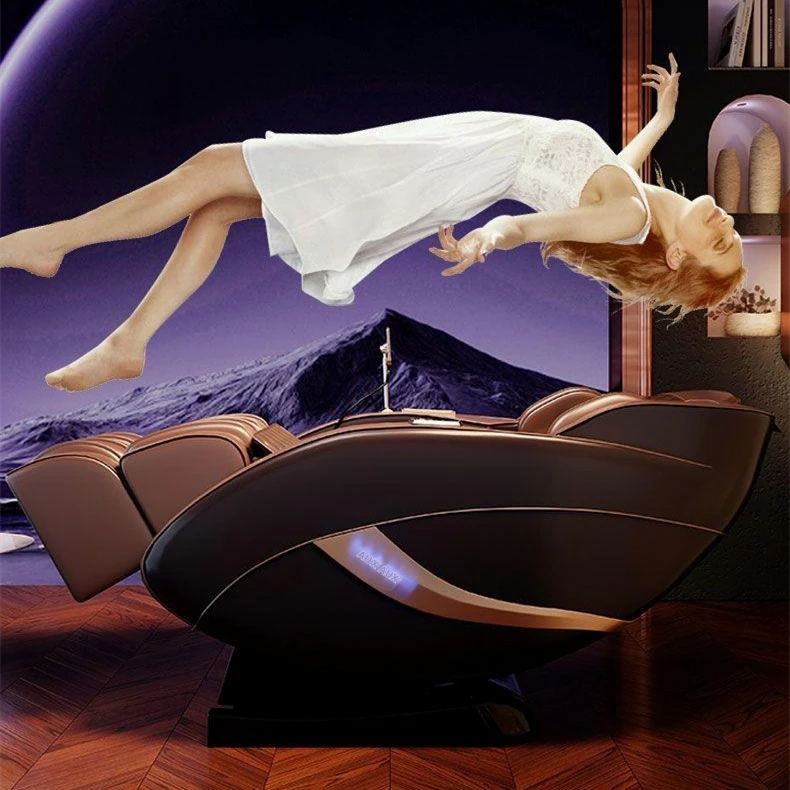 2023 فاخر الكهربائية تمتد الجسم صفر الجاذبية 4d ثنائي النواة تدليك كرسي السرير كامل الجسم 4d صفر الجاذبية صالون تجميل فاخر