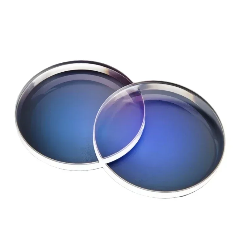 

1.56/1.61/1.67/1.74 Wide Field Of Multifocal Lenses Free-form Surface Anti-blue Ray View Progressive Anti-glare Photochromic