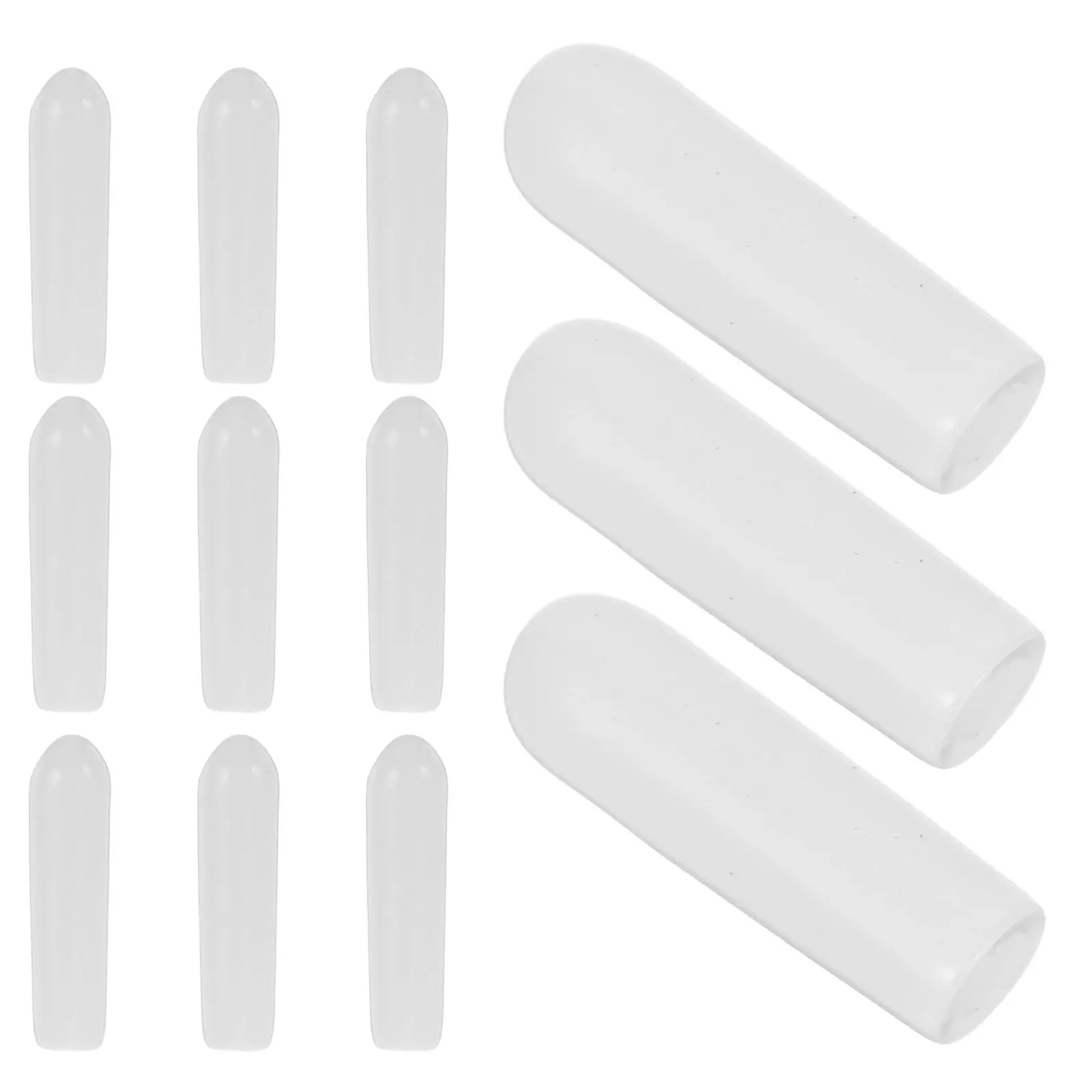 500Pcs Garment Hook End Caps Rubber Sleeve Thread Protector Wire Hanger Cover for Home Closet Organizing Screw End Caps
