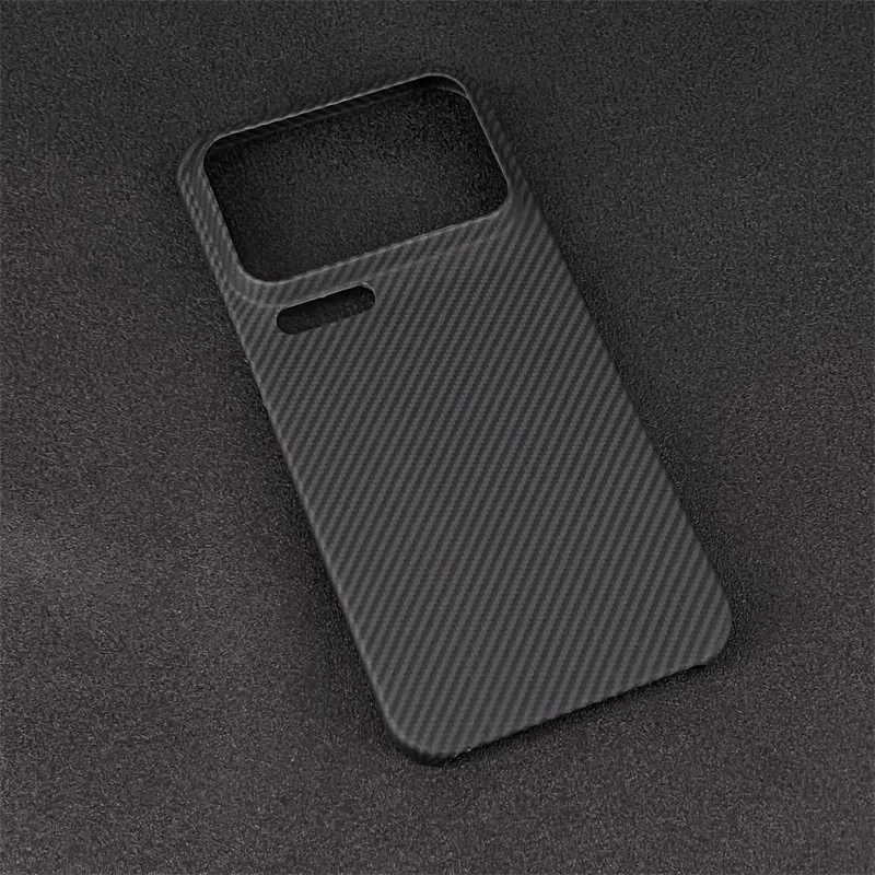 Real Carbon Fiber Lens Protection Phone Case for Xiaomi Mi 17 Pro Max Carbon Fiber Hard Cover Cases