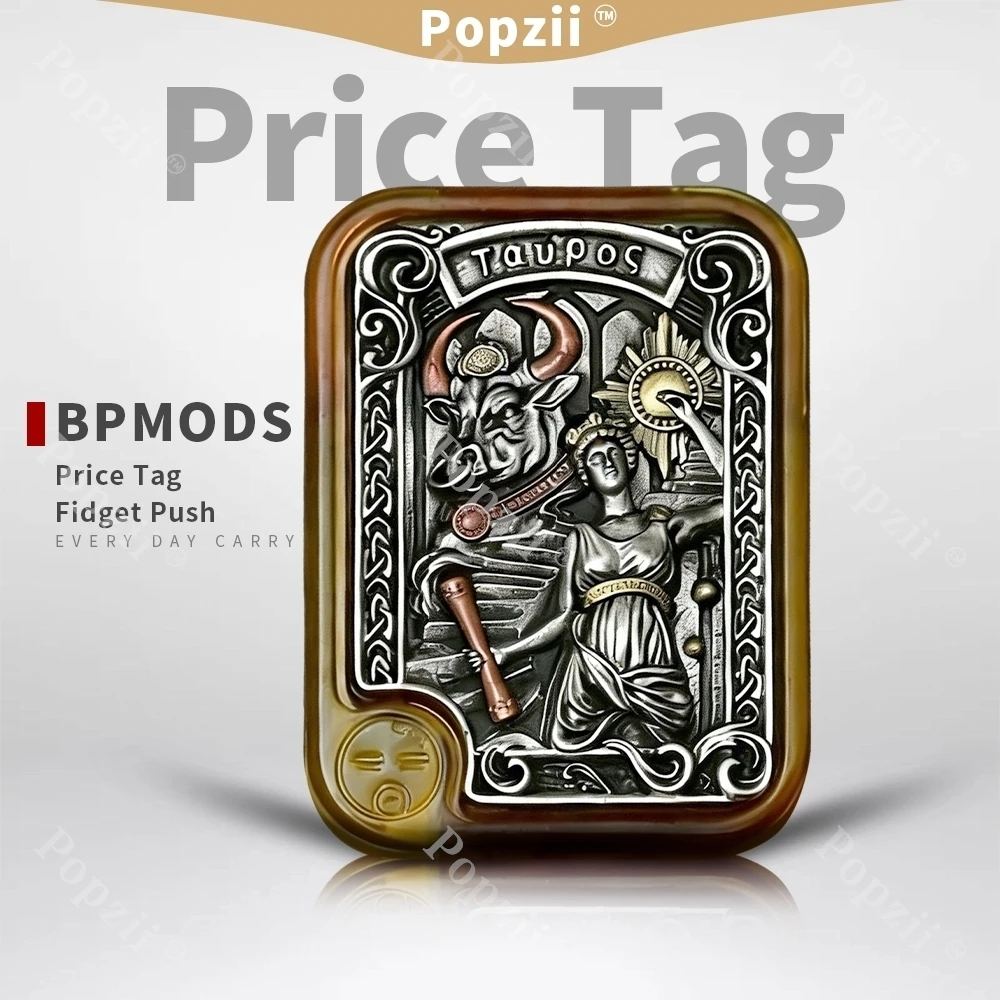 

BPMODS Precision Carved Patch Price Tag Sticker Mechanical Intensive Rotor Multiple Ways To Play Anxiety Toys Decompression Toy