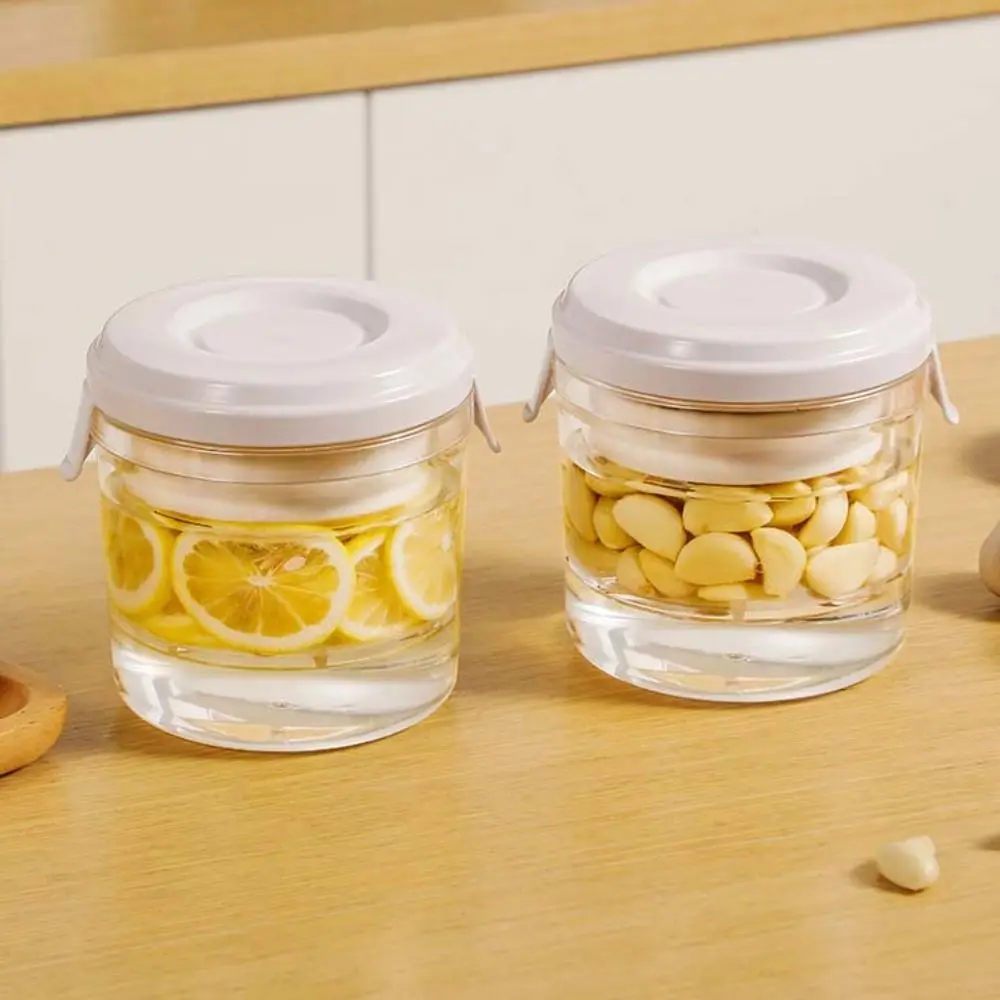 Multifunctional Press Design Yogurt Filter with Spring Sealed Vegetable Dehydrator Fine Mesh Visible Pickle Jar Olives