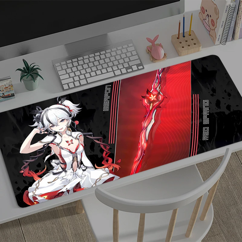 Mouse Pad Large Wuthering Waves Camellya Gamer Keyboard Mat Pads Gaming Desk Protector Laptops Mousepad Deskmat PC game Mousepad