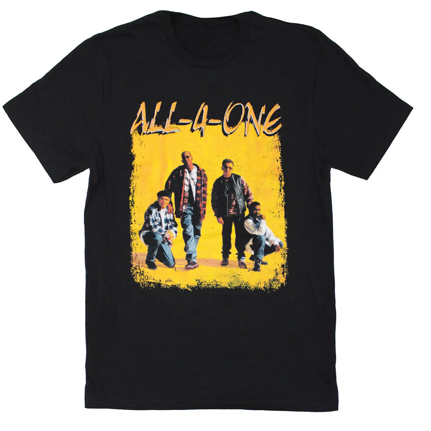 Men'S All 4 One Remix T Shirt Large Black