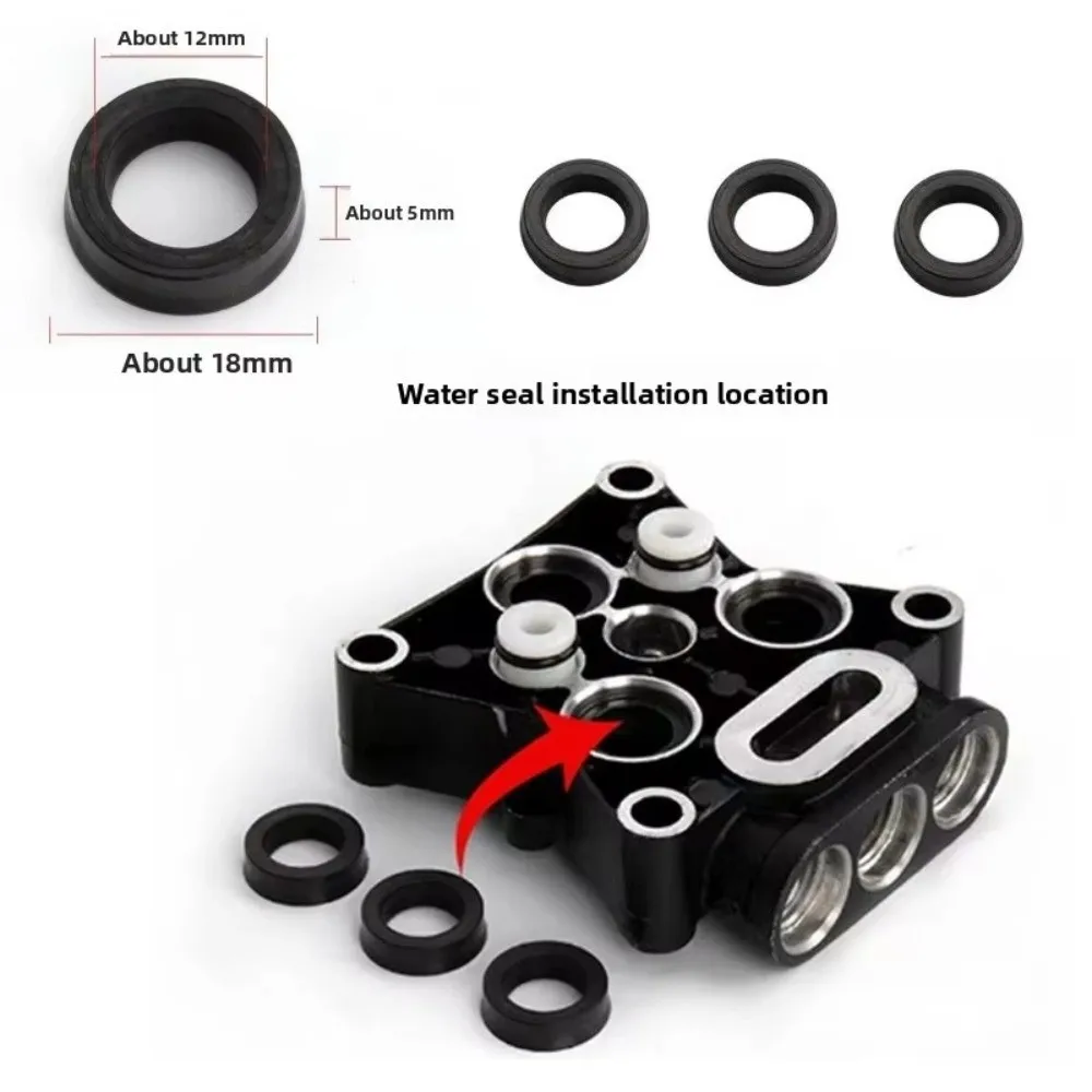 Universal Pressure Washer Repair Kit Leak Fix 220V Oil Seal Set Check Valve Kit for Cleaning Machine Water Pump Accessories