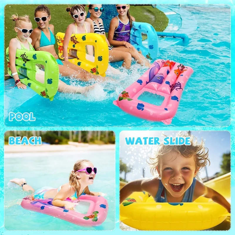 Kinderen Bodyboard Voor Kinderen Strand Float Met Handvatten Zomer Draagbare Opblaasbare Surfplank Zwemplank Zwembad Float Beach