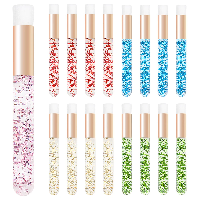 5 szt Crystal Rod False Lash Cleaning Brush Eyelash Extension Washing Makeup Brushes Blackhead Remover Nose Face Skin Care Tools