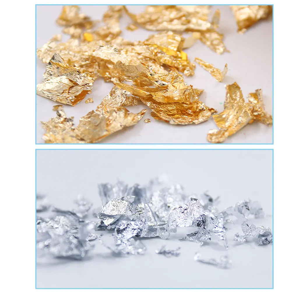

Dipping Sequin Powder for Long Lasting Nails DIY Manicure Broken Nail Art Gold Foil Stickers Strips Sequins Accessories Safe