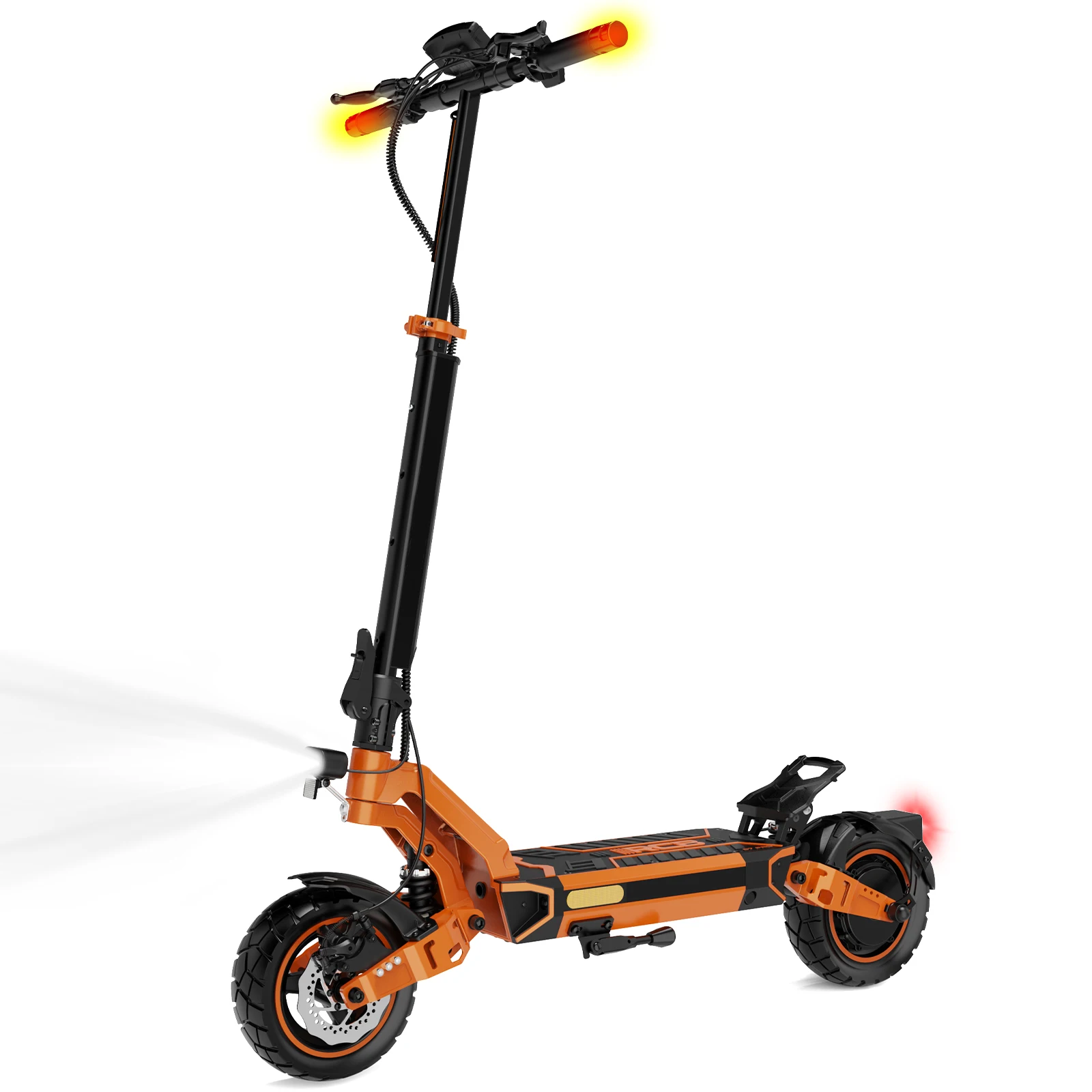 Faltbarer E-Scooter für Erwachsene mit ABE NFC 48V 500W 20,8 Ah 27 Ah 10 Zoll Vorder- und Hinterradfederung 80-130 km Reichweite D7 D7 PRO RCB KIDS