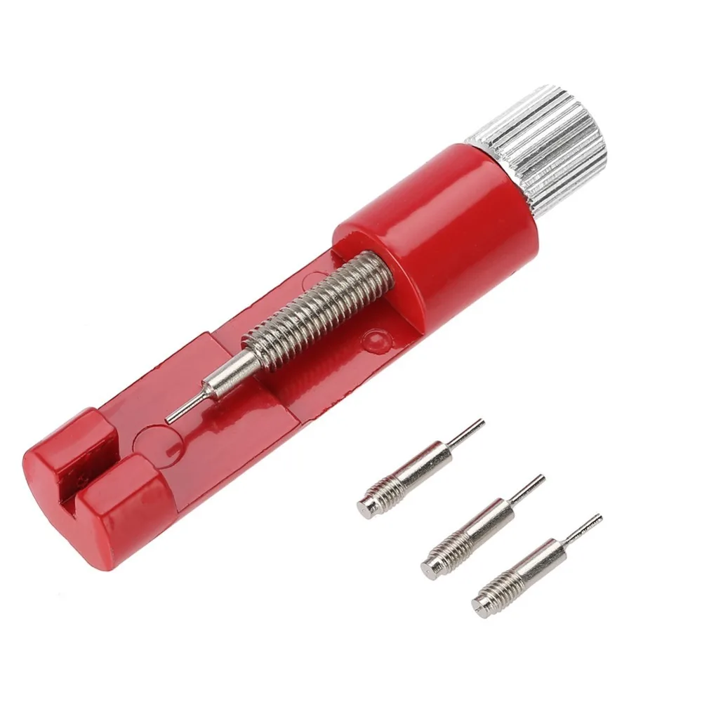 Red, Gold Metal Watch Link Remover Tool Metal 6.5*1.5cm Watch Band Adjuster Sizing Tool Cross-border Watch Maintenance Accessory