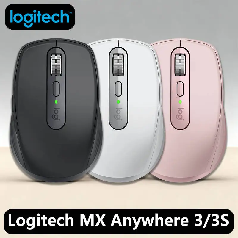 

Logitech Master Series MX Anywhere 3S Bluetooth Беспроводная бесшумная мышь Мягкий звук Офисный женский планшет