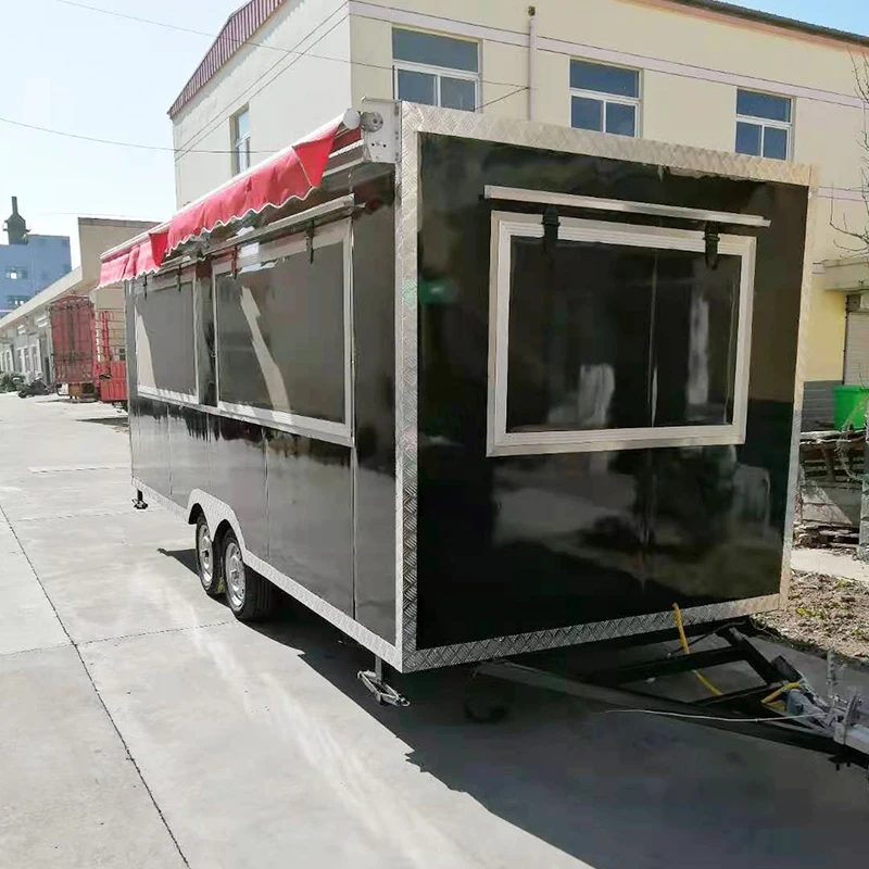 

2025 New Customization Hot Dog Stand Food Trailers Fully Equipped Food Truck Whole Sale Anti-corrosion and Durable