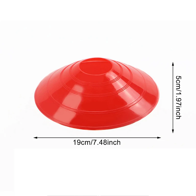 12pcs Obstacle Avoidance Sports Children\'s Football Roller Skating Training Equipment Professional Pan Cone Agile Sports Props