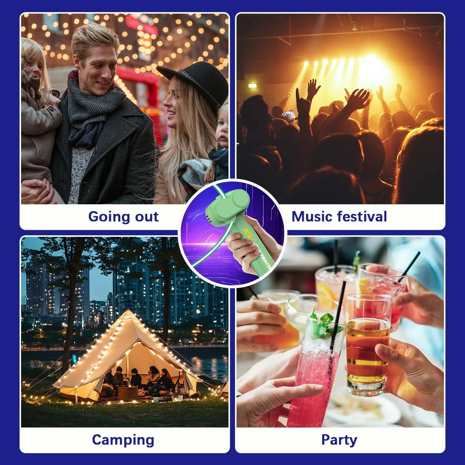 Brinquedo lançador de corda que brilha no escuro, recarregável, led luminoso, alívio do estresse, portátil, jogo iluminado, presente para crianças e adultos