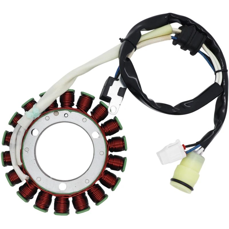 Motorcycle Magneto Generator Stator Coil Assembly For Kawasaki ZZR400 ZZR500 ZZR600 ZRX400 Ninja ZX6R 1990-2006 OEM 21003-1214 view 4