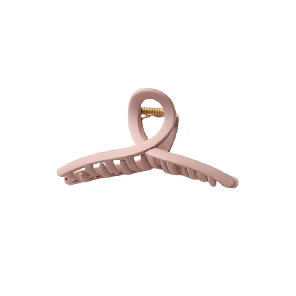 

Safe Silicone Shark Clip Korean Style Creative Straight Line Shaped Hair Claw Hairgrips Headwear Elastic Plastic Hair Claw Work