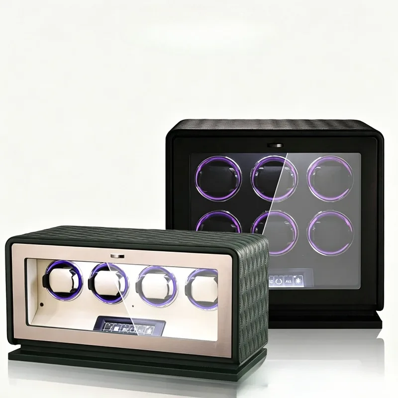 Luxury Watch Winder Mechanical Automatic Wrist Watch Winders Large Capacity Silent Antimagnetic Watches Box Modern Watches Boxes