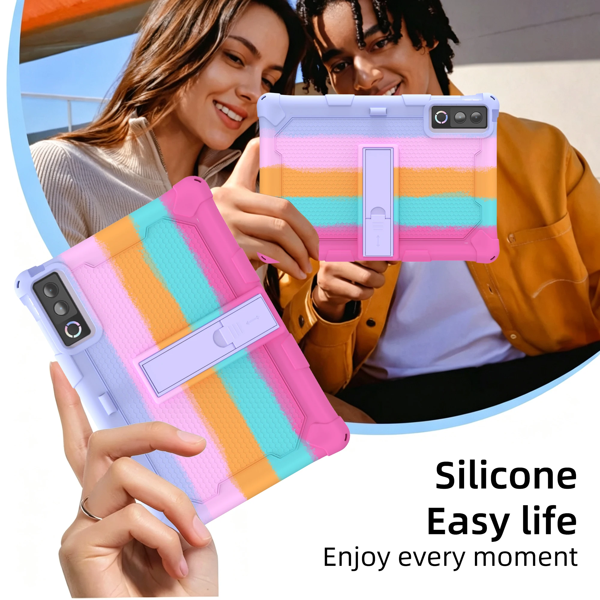 Soft Silicone Kids Safe Case For Lenovo Legion Y900 13 2026 13.0 inch Model TB522FU Adjustable Stand Cover With Shoulder Strap 4