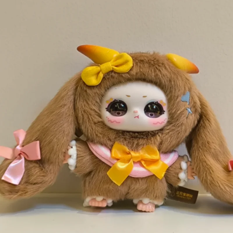 핫 뉴 베이비 쓰리 사말리 V2 세대 드림랜드 플러시 블라인드 박스 애니메이션 피규어 귀여운 크리스마스 플러시 장난감 가방 키체인 선물