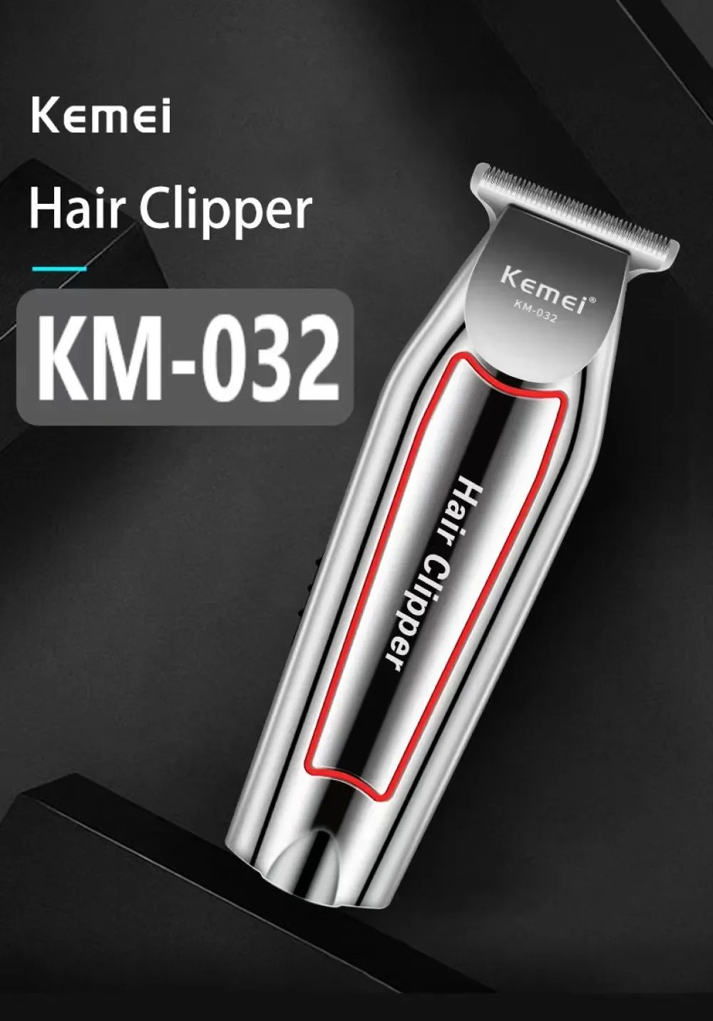Kemei Elektrische Haarschneidemaschine für Herren, elektrische Haarschneidemaschine, professionelle Haarschneidemaschine für Männer, Km-2299 Km-032 Km-1102 – Detail 1
