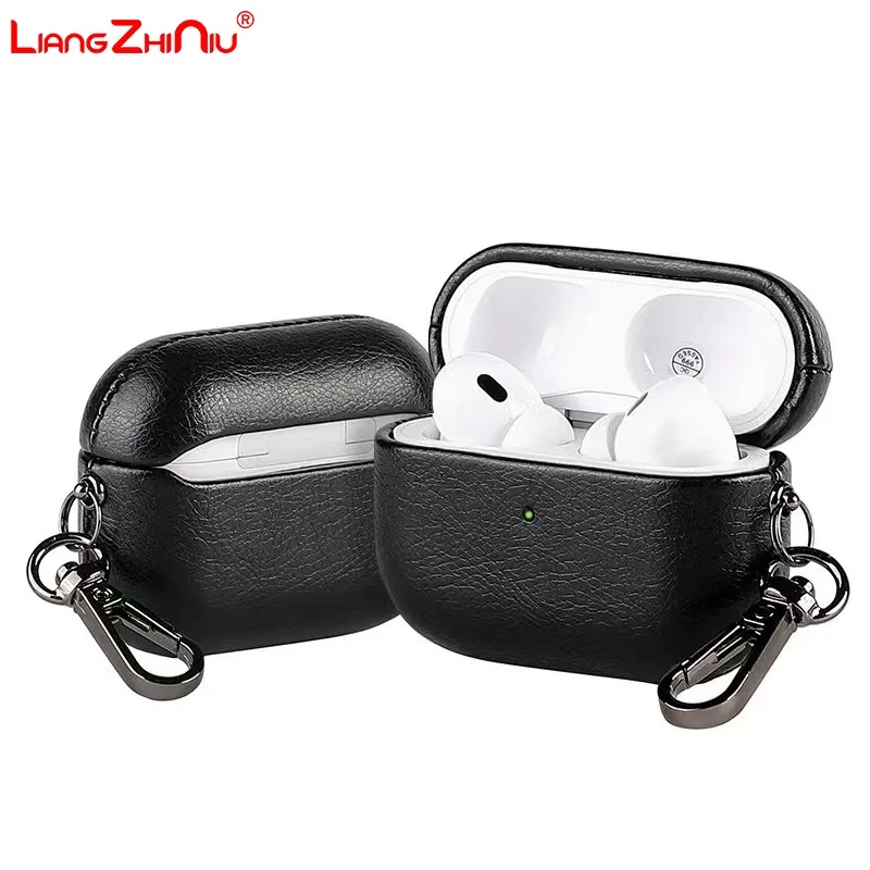 

Кожаный чехол для наушников Airpods Pro 3 (2025), защитный чехол для Airpods (2024) 4, 3-го поколения, полная защита для Airpods Pro1/Pro2