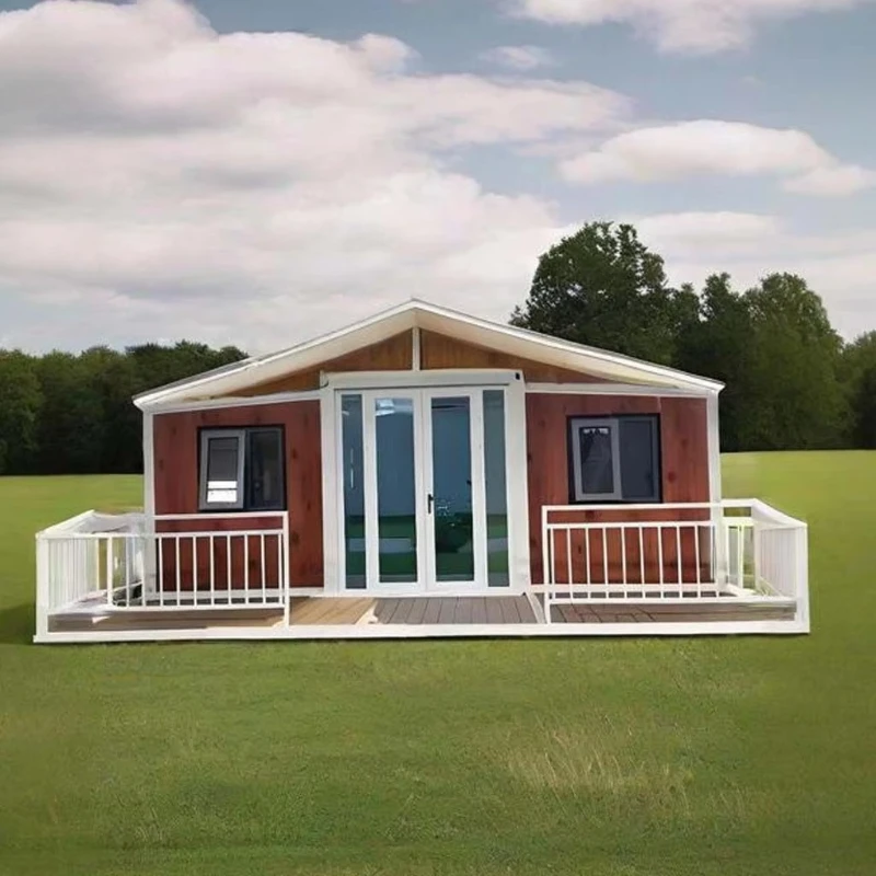 Direct Sale 20ft/40ft Modern Prefab Container House, Movable & Expandable, 2 Bedroom Portable Home
