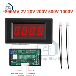 DC200MV-1000V 10A 5135A Digital Voltmeter Ammeter Dual Display Voltage Detector Current Meter Panel Amp Volt Gauge Red Blue LED