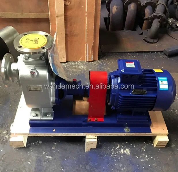 نقل مياه الصرف الصحي الصين الفولاذ المقاوم للصدأ مضخة الطرد المركزي الحمأة ذاتية التحضير للطرد