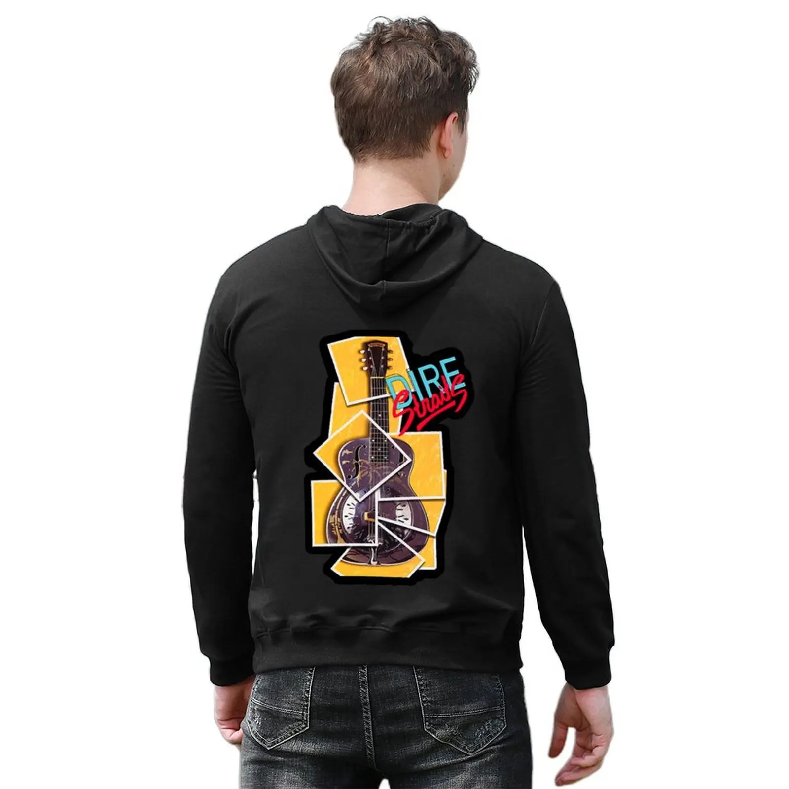 DIRE STRAITS MUSIC ARTWORK هوديي الرجال ارتداء أنيمي ملابس رجالي مصمم ملابس الخريف منتجات جديدة رجالي هوديس