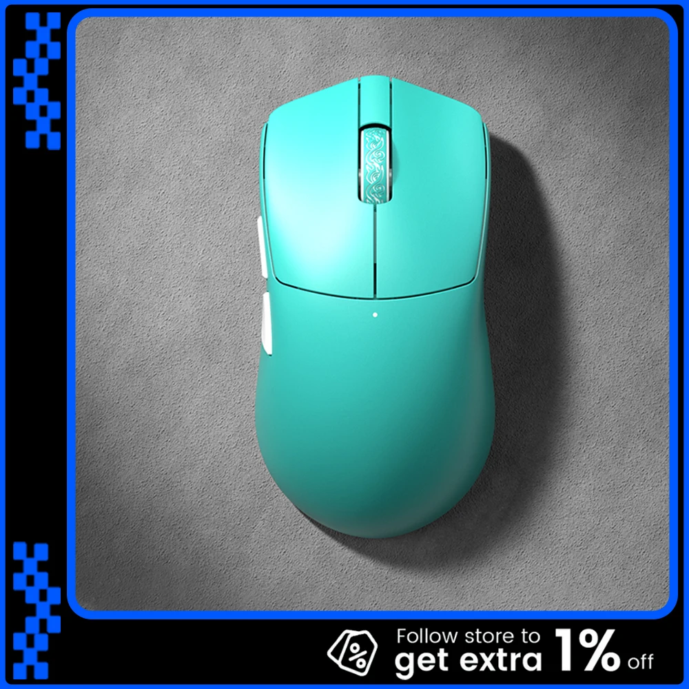 

Мышь Incott 039 Dual 8K Tri Mode Gaming Mouse 2,4G/Bluetooth Paw3950 52g Легкая мышь RGB 500 мАч для аксессуаров для средней руки